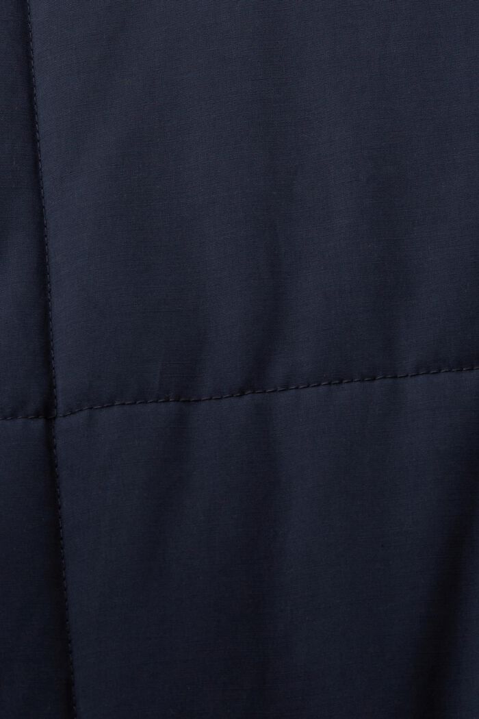 En matière recyclée : le manteau matelassé doublé de polaire, NAVY, detail image number 6