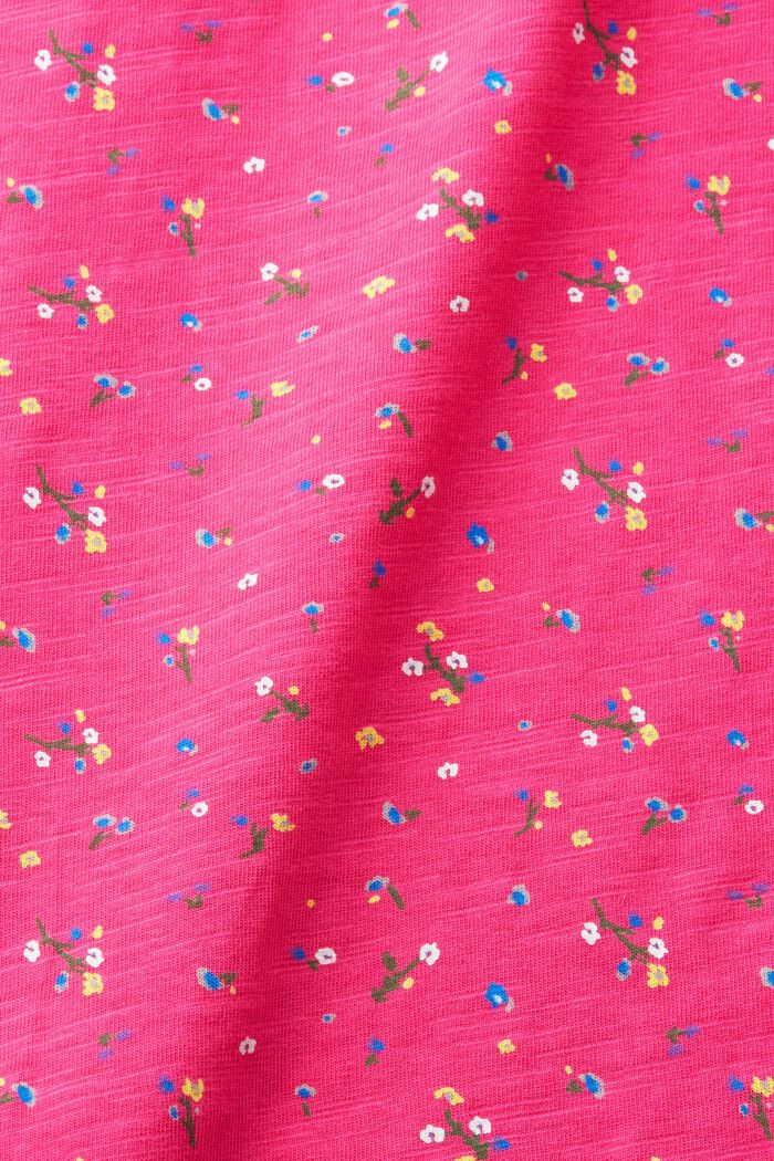 T-shirt à motif all-over, PINK FUCHSIA, detail image number 4