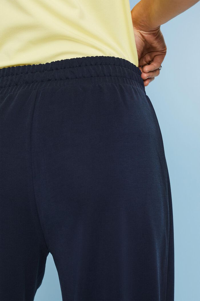 Pantalon large à enfiler avec plis permanents, NAVY, detail image number 3