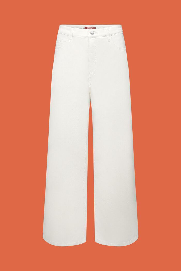 Pantalon en velours côtelé à jambes larges et taille haute, ICE, detail image number 7