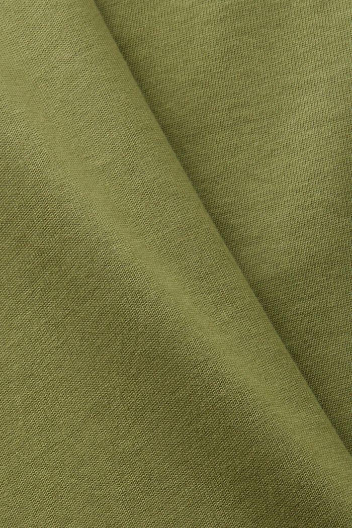 T-shirt en jersey de coton unisexe à logo, OLIVE, detail image number 6