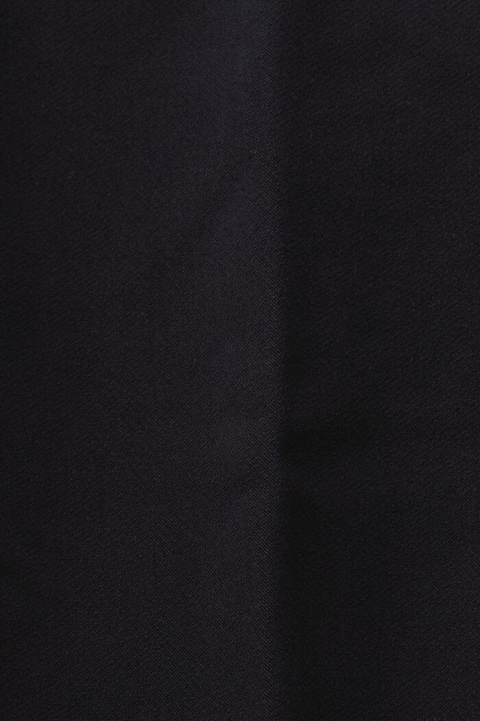 Chino à taille haute et pinces, BLACK, detail image number 5