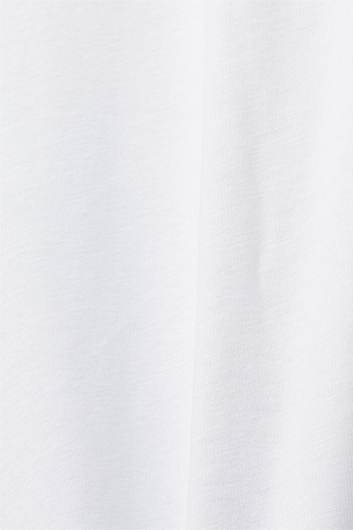 T-shirt en jersey imprimé, 100 % coton, WHITE, detail image number 5