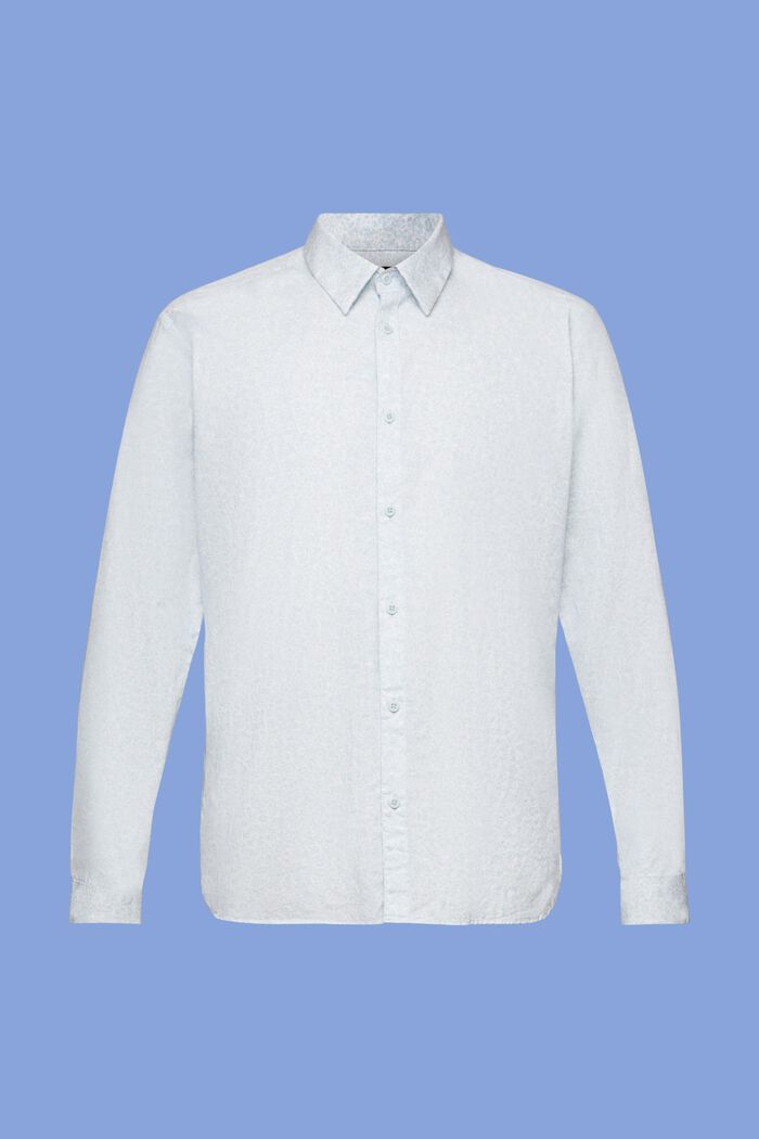 Chemise à motif, 100 % coton, LIGHT BLUE LAVENDER, detail image number 5