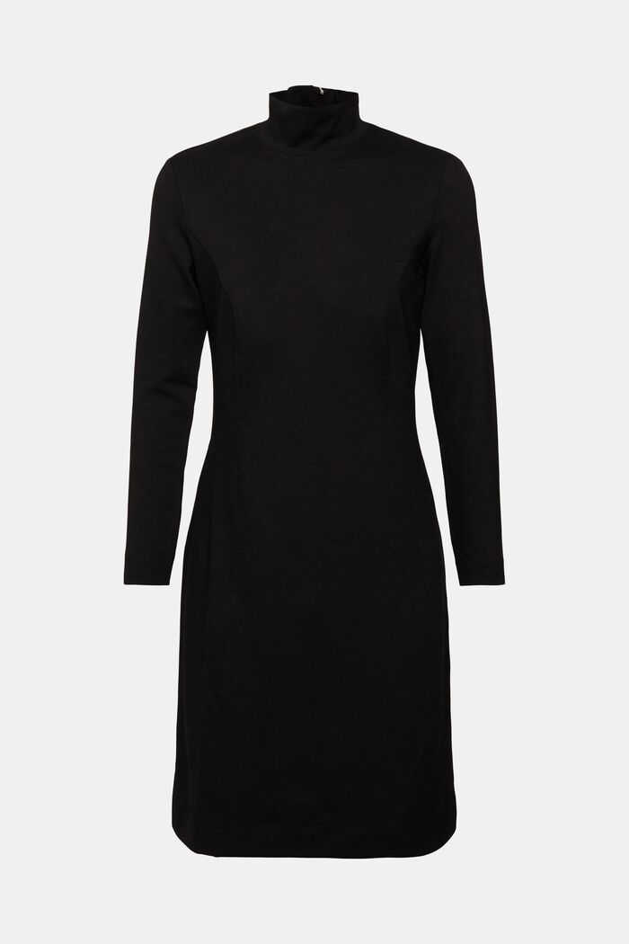 Kleid aus Punto-Jersey, BLACK, detail image number 5