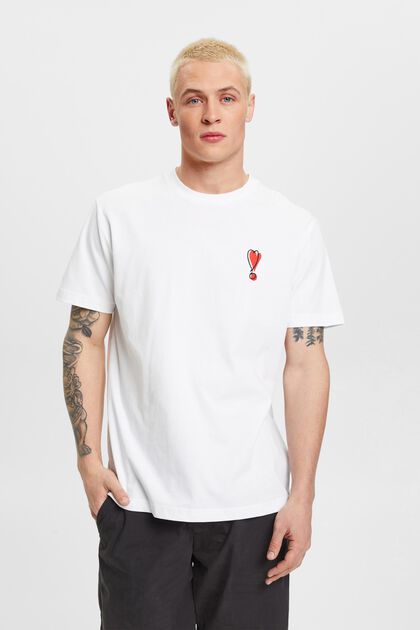 T-shirt en coton durable à motif cœur