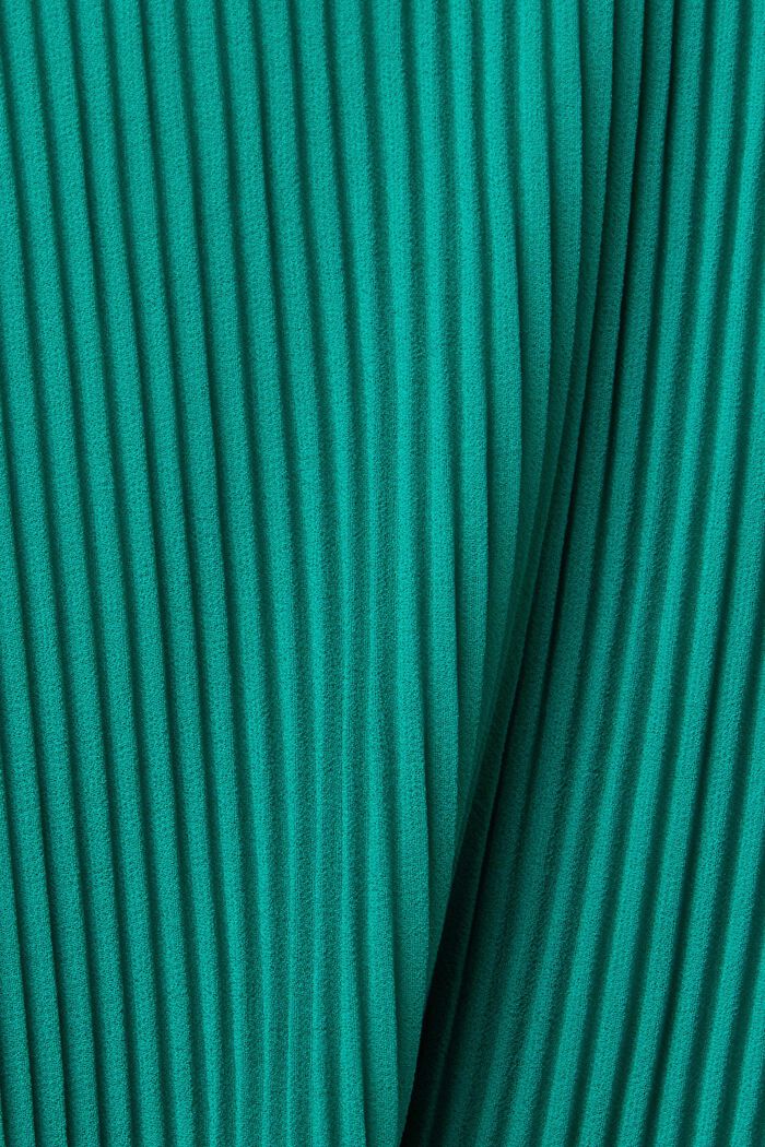 Plissee-T-Shirt, EMERALD GREEN, detail image number 5