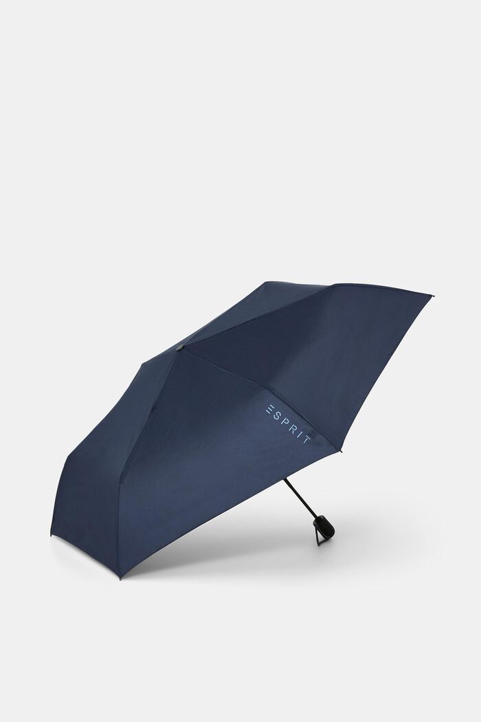 Parapluie de poche bleu à forme élancée Easymatic, SAILOR BLUE, detail image number 2