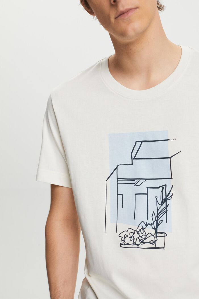 T-shirt à imprimé sur le devant, 100 % coton, ICE, detail image number 2