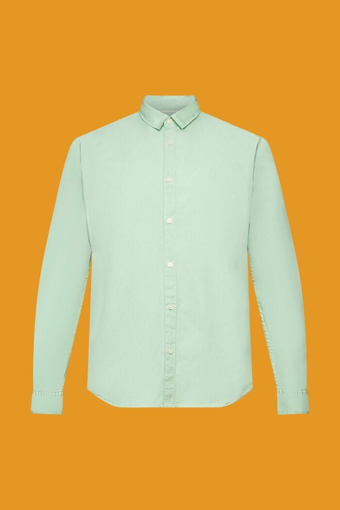 T-shirt Slim Fit en coton durable, PASTEL GREEN, detail image number 5