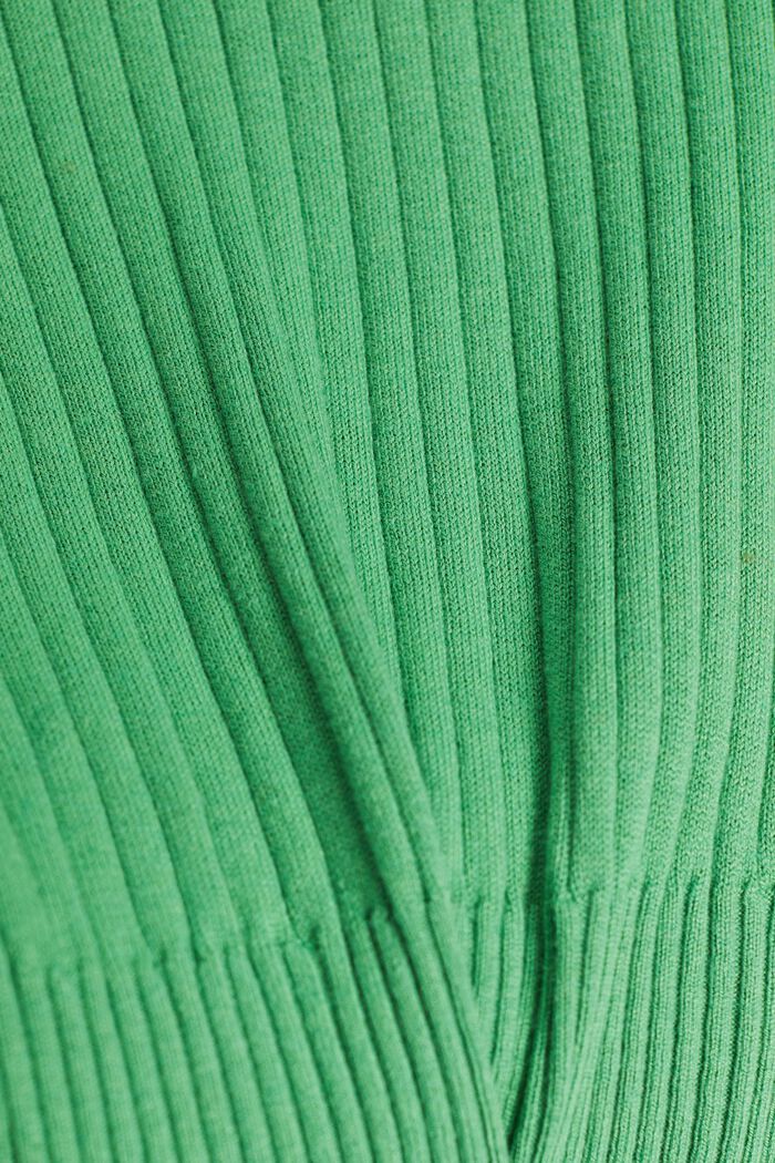 Rippstrick-Pullover, GREEN, detail image number 1