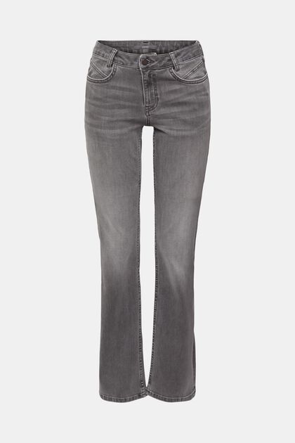 Mid-Rise-Stretchjeans mit Bootcut
