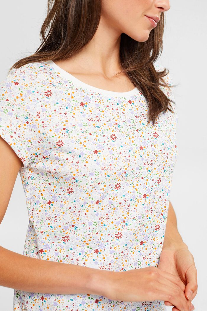Shirt mit Blumen-Print, OFF WHITE COLORWAY, detail image number 0