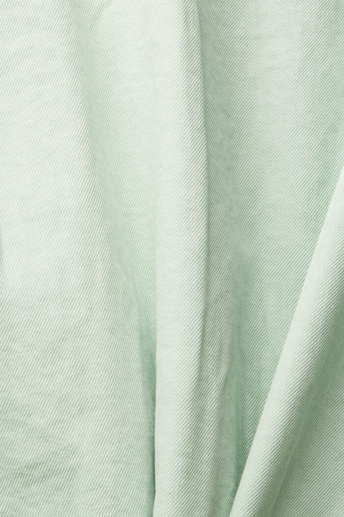 Modèle CURVY à teneur en TENCEL™ : Veste chemise, DUSTY GREEN, detail image number 4