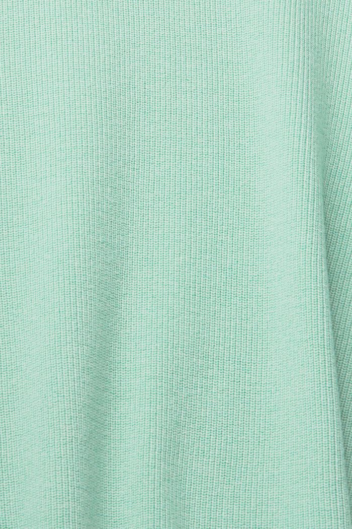 Pull ras-du-cou, 100 % coton, PASTEL GREEN, detail image number 4