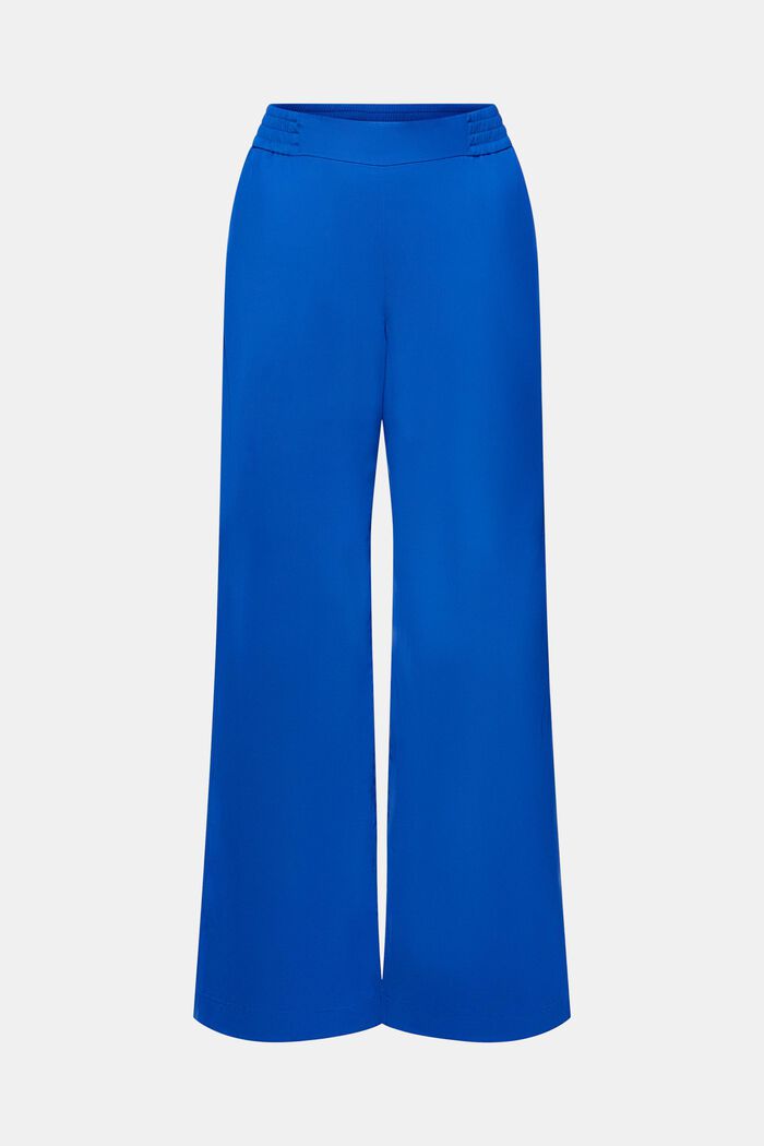 Pantalon large à enfiler en twill, BRIGHT BLUE, detail image number 7