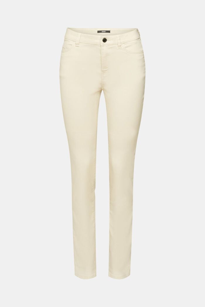 Pantalon taille haute en similicuir coupe Slim Fit, ICE, detail image number 7