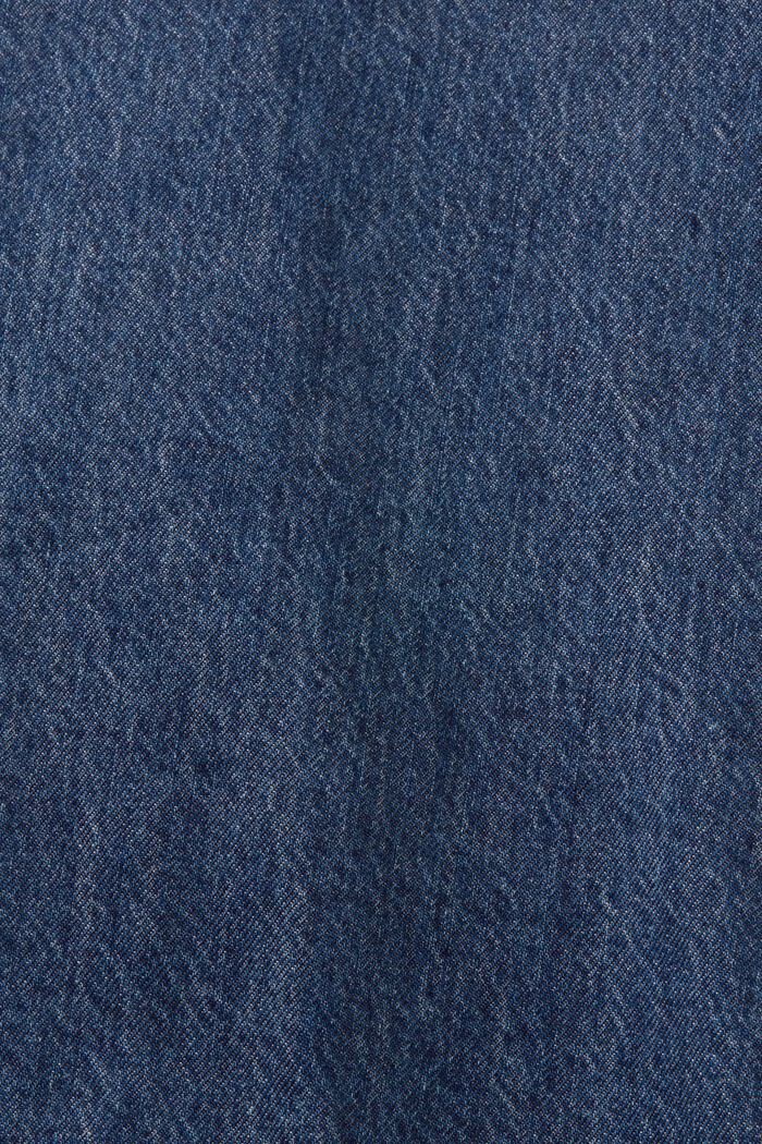 Chemise en jean, 100 % coton, BLUE MEDIUM WASHED, detail image number 4