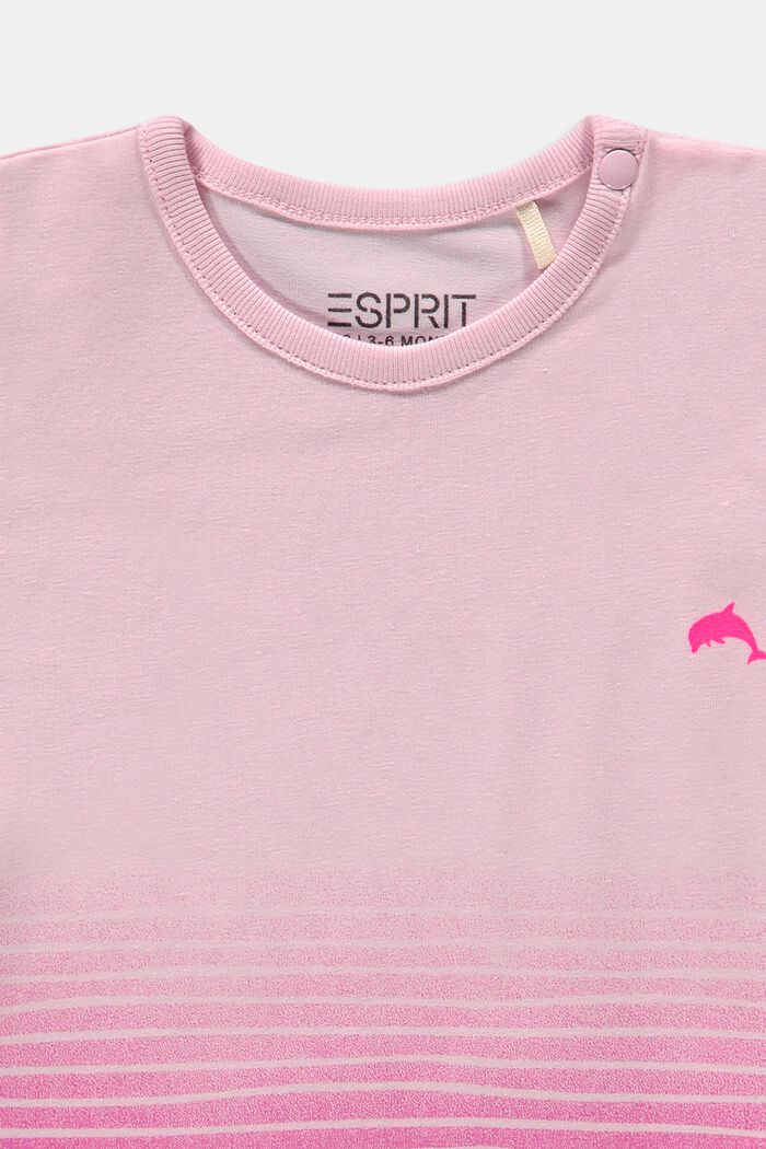 T-shirt orné d´un imprimé, coton biologique, LIGHT PINK, detail image number 2