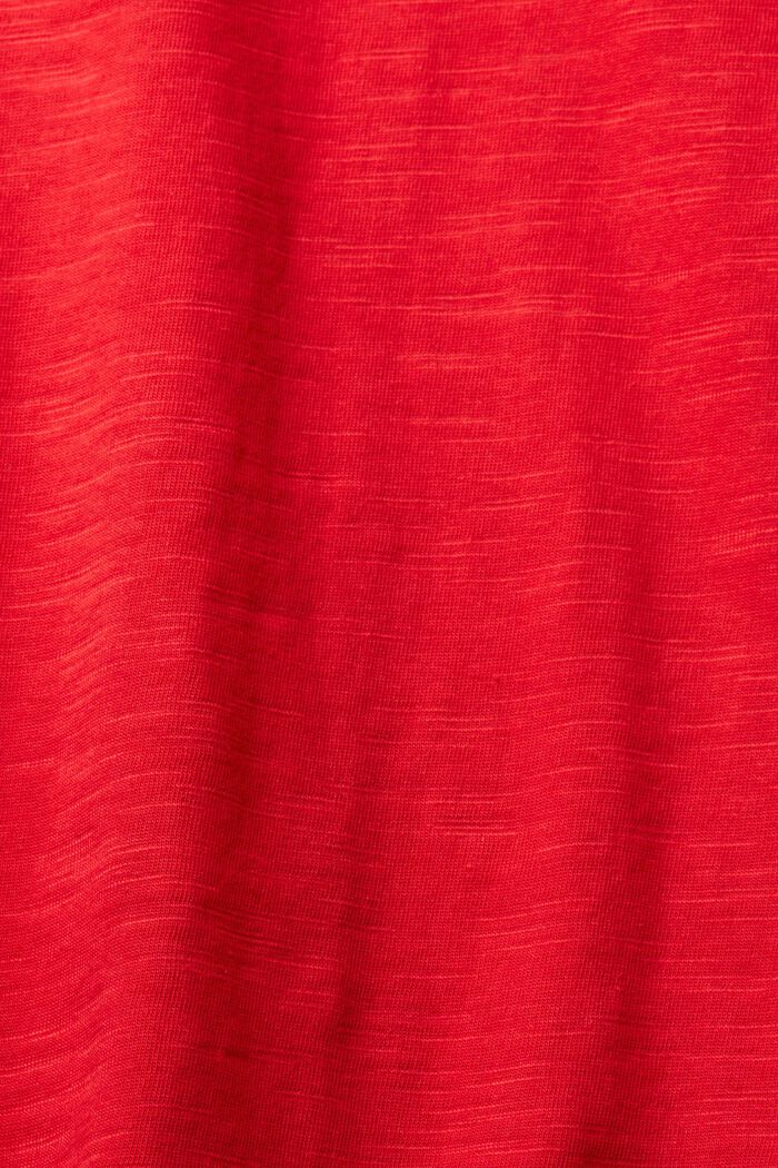T-shirt à manches longues en coton, DARK RED, detail image number 1