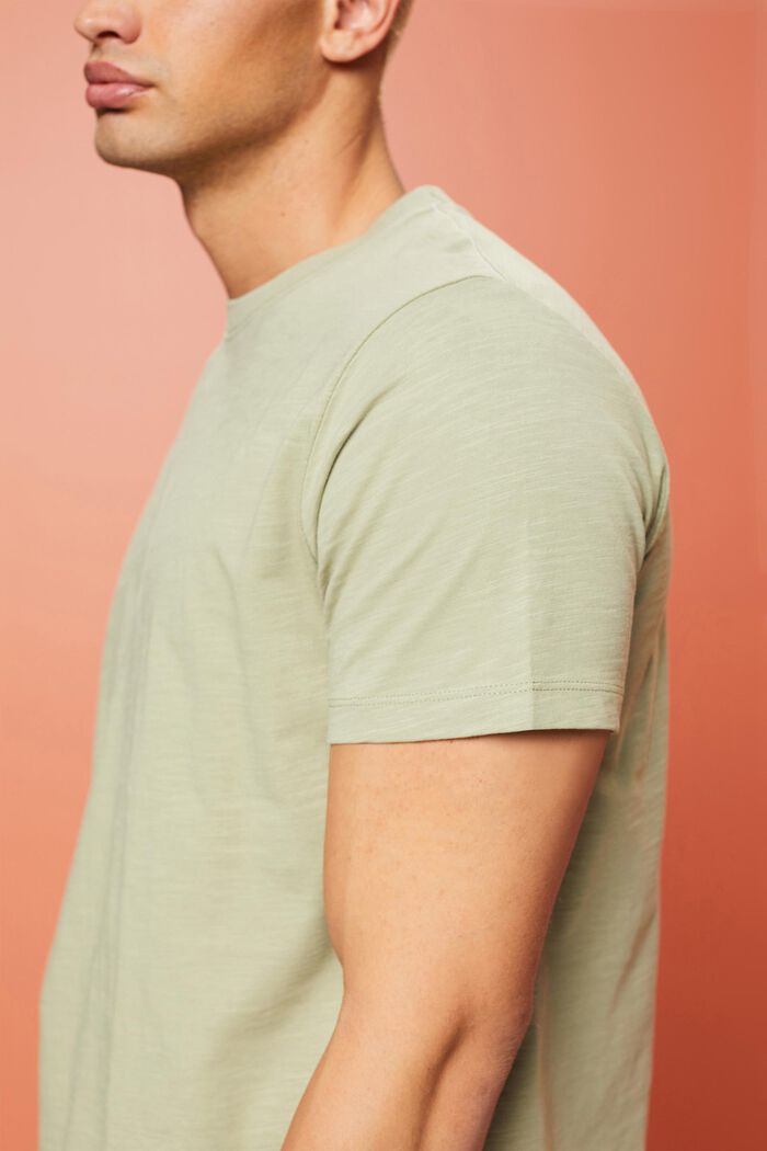 T-Shirt aus Jersey, 100% Baumwolle, LIGHT GREEN, detail image number 2