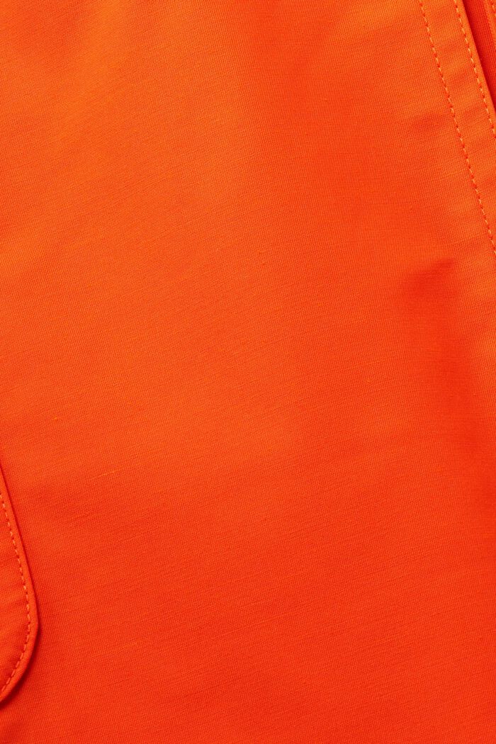 Trench-coat court à boutonnage croisé, ORANGE RED, detail image number 5