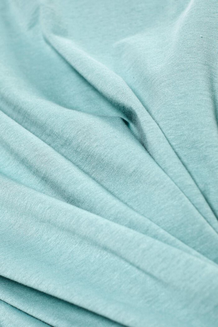 Pyjama mit Punkte-Print, 100% Baumwolle, TEAL GREEN, detail image number 5