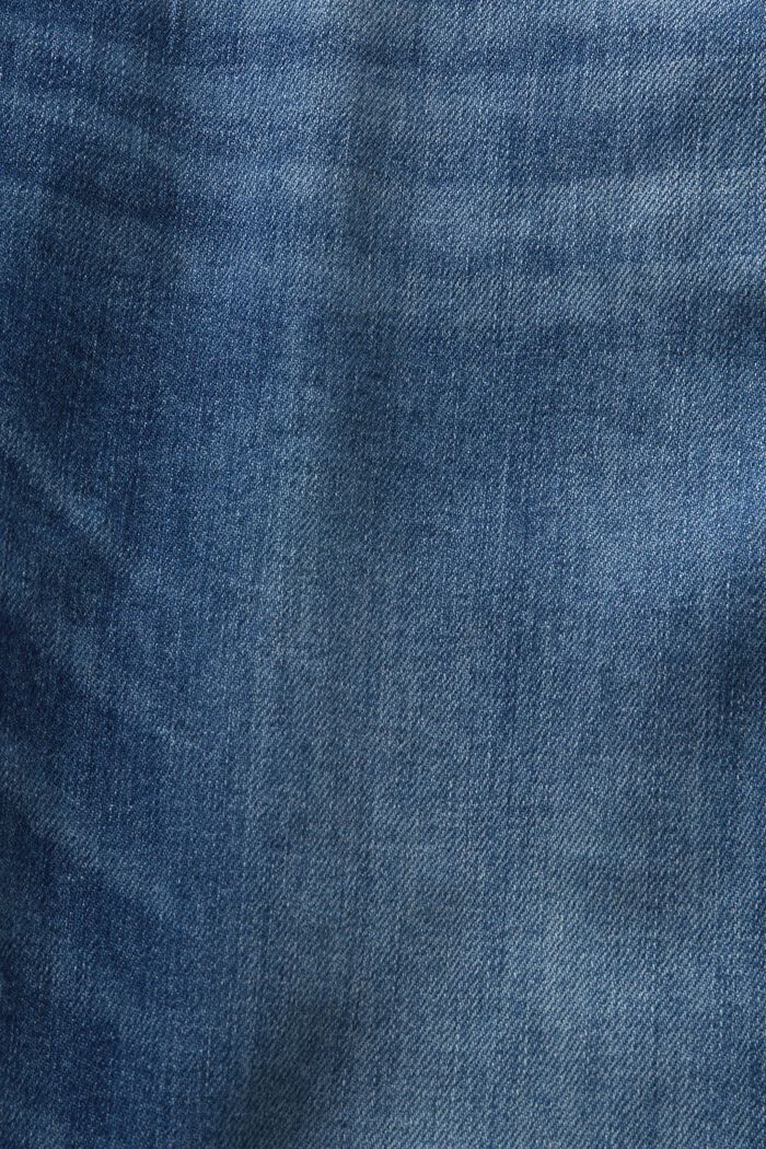 Selvedge Jeans – gerade Passform, mittelhoher Bund, BLUE MEDIUM WASHED, detail image number 6