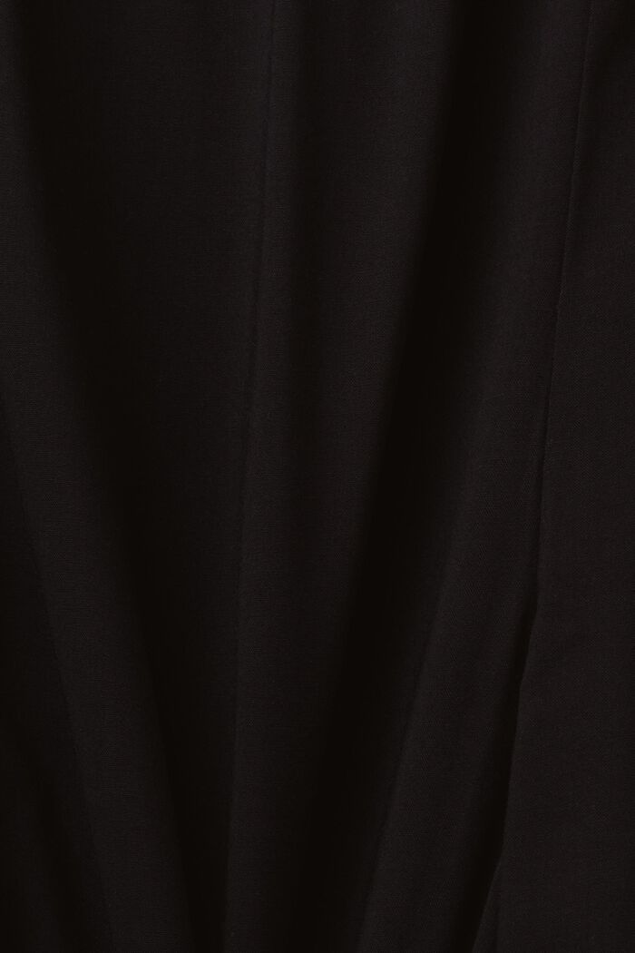 Jupe-culotte à enfiler dotée d’une ceinture à nouer, LENZING™ ECOVERO™, BLACK, detail image number 6