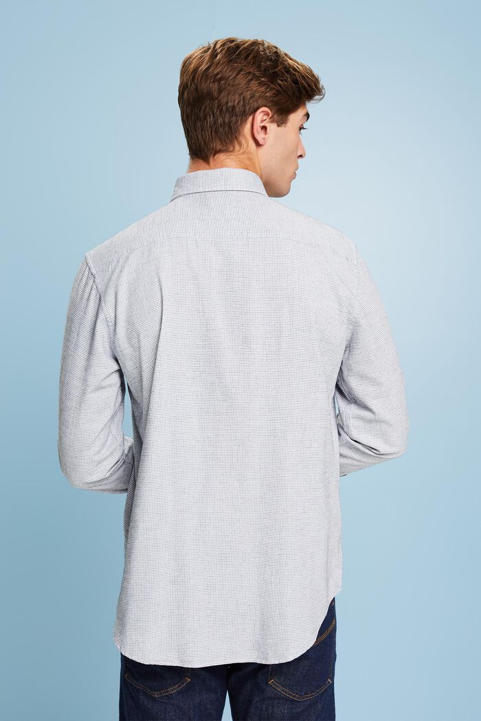 Chemise à petits carreaux en coton de coupe Regular Fit, WHITE, detail image number 2