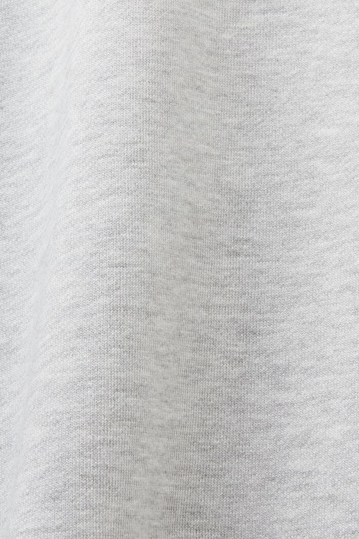 Oversize Sweatshirt mit Print und Zierperlen, LIGHT GREY, detail image number 5