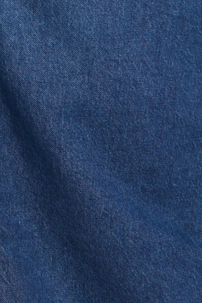 Jupe en jean, coton biologique, BLUE DARK WASHED, detail image number 1