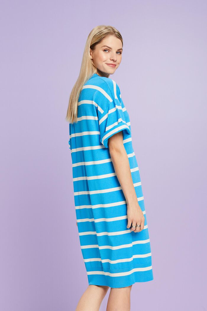 Robe-pull rayée de coupe oversize, BRIGHT BLUE, detail image number 2