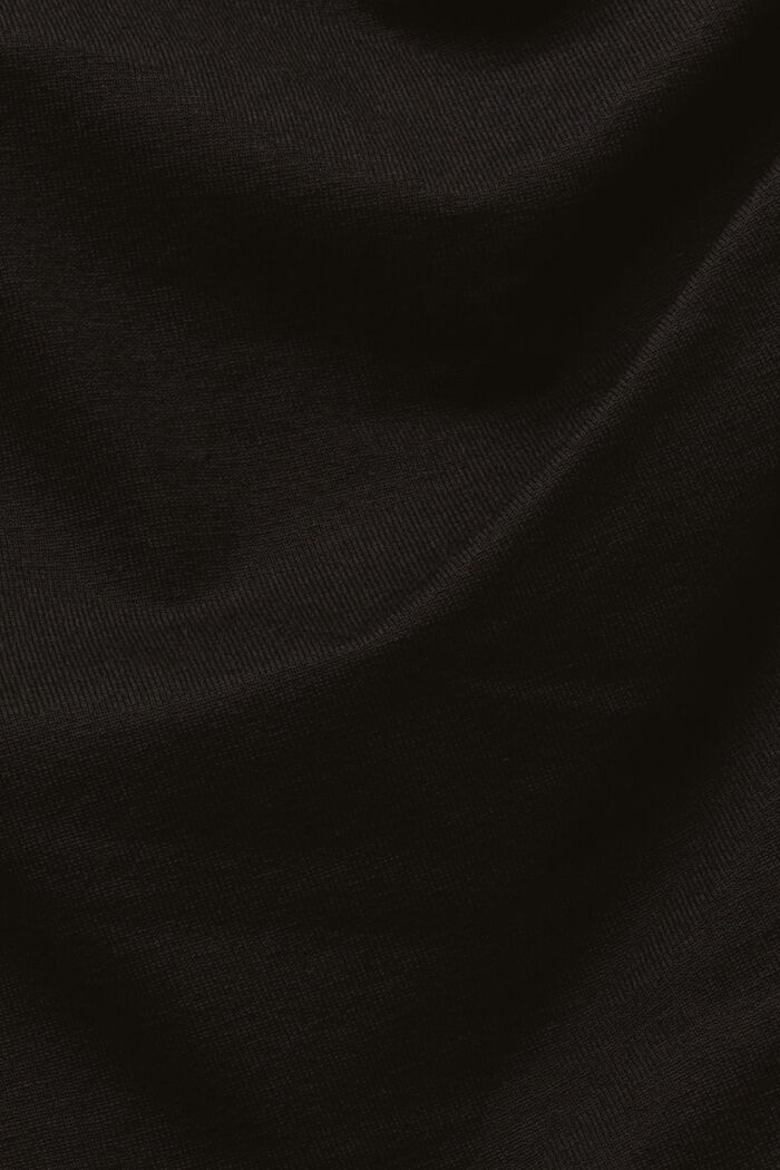 Combinaison en jersey d'aspect cache-cœur, BLACK, detail image number 5