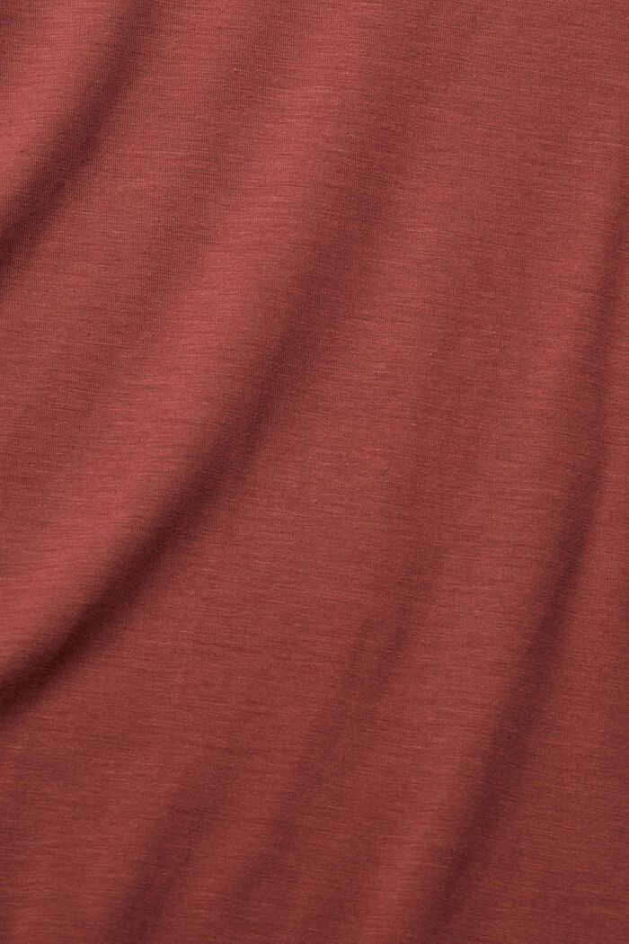 T-shirt à manches longues et col roulé, TENCEL™, RUST BROWN, detail image number 1