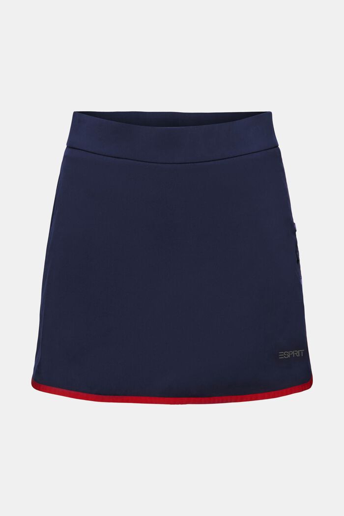 Mini-jupe short à bordure contrastante, NAVY, detail image number 7