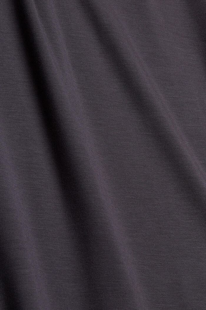 TENCEL™: Jerseykleid mit Rollkragen, ANTHRACITE, detail image number 1