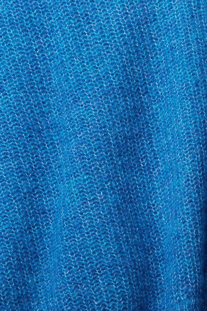 À teneur en alpaga : le cardigan en maille, BLUE, detail image number 1