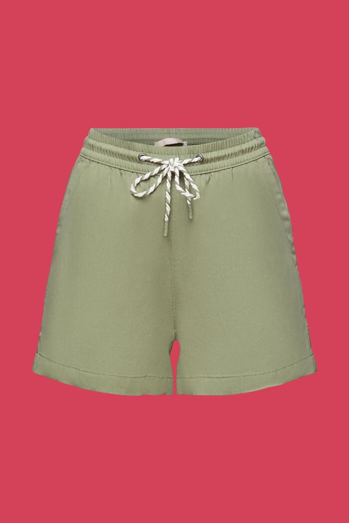 Pull-on-Shorts mit Tunnelzug auf Taillenhöhe, PALE KHAKI, detail image number 7