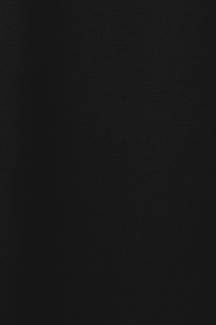 Pulloverkleid mit U-Boot-Ausschnitt, BLACK, detail image number 5
