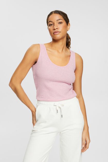 Top mit Pointelle-Muster
