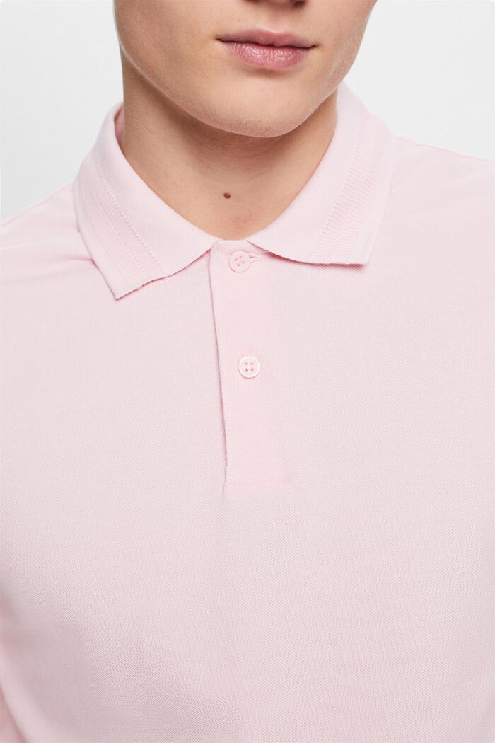 Piqué-Poloshirt aus Pima-Baumwolle, PASTEL PINK, detail image number 2
