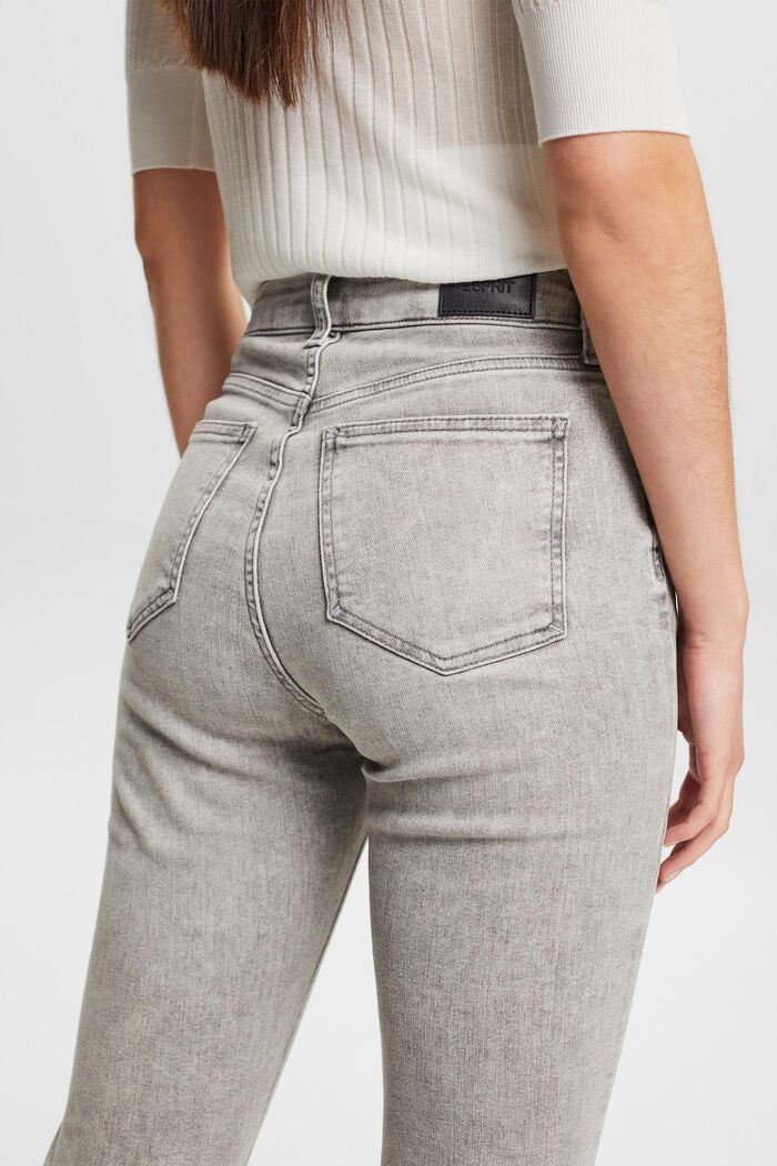 Jean Racer Bootcut à taille ultra haute, GREY LIGHT WASHED, detail image number 3
