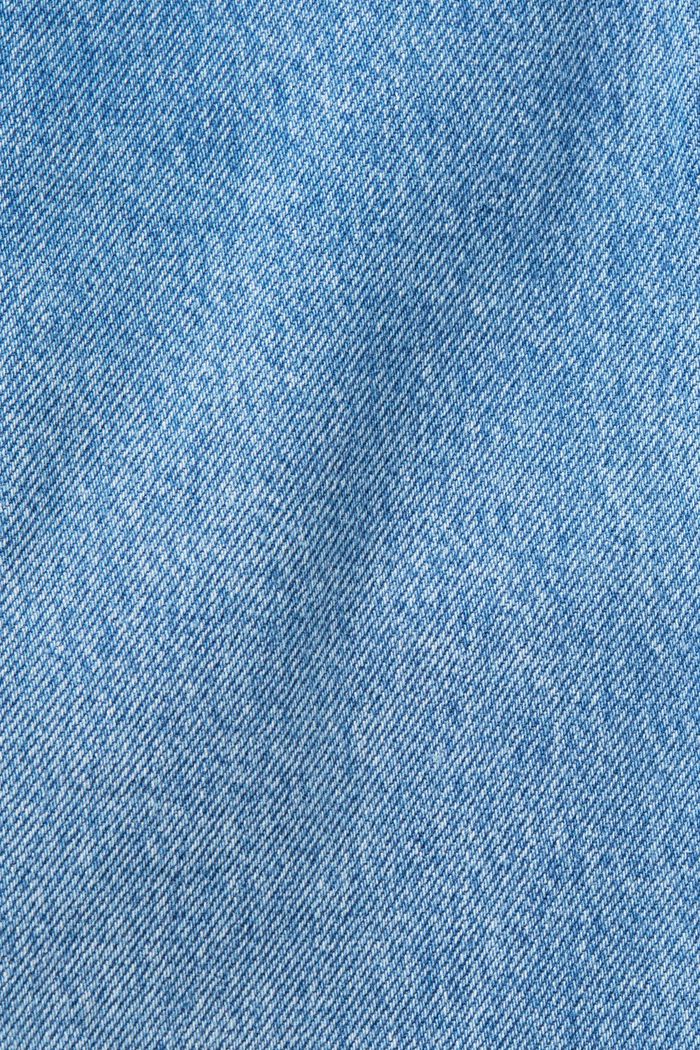 Mini-jupe en jean à taille mi-haute, BLUE LIGHT WASHED, detail image number 5