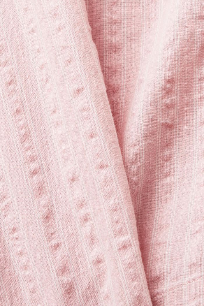 Chemisier oversize à rayures, OLD PINK, detail image number 5