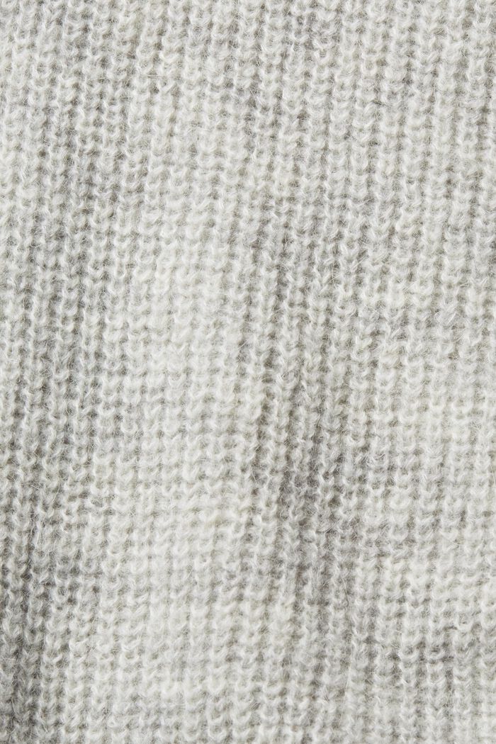 Pull en laine mélangée de coupe courte, LIGHT GREY, detail image number 1