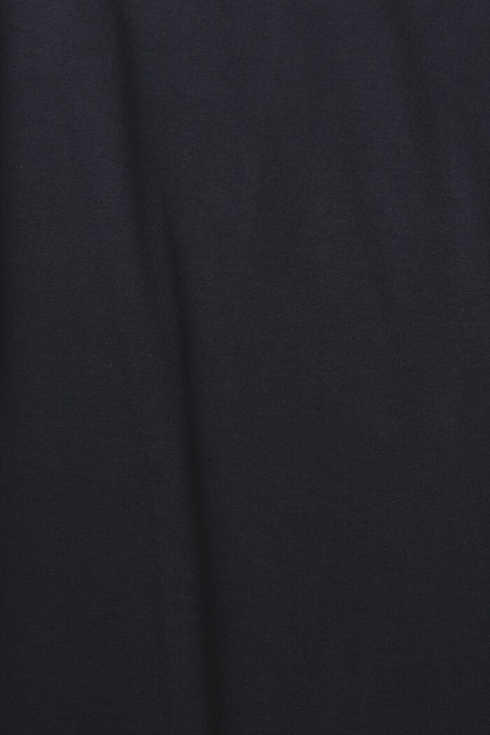 T-Shirt mit Metallic Print, LENZING™ ECOVERO™, BLACK, detail image number 1