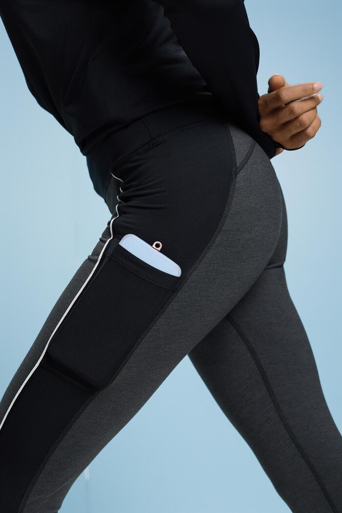 Isolierende Active Leggings, E-DRY, BLACK, detail image number 3