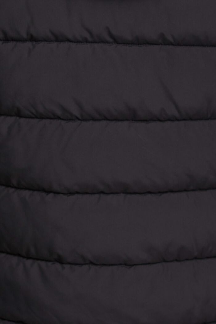 Veste matelassée à doublure contrastante, BLACK, detail image number 1