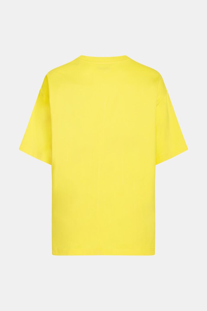Relaxed Fit T-Shirt mit farbigem Dolphin-Batch, YELLOW, detail image number 6